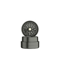 Flower Mill Next Gen Standard 3 Piece 2.5" Aluminium Series Mill/Grinder - Gun metal